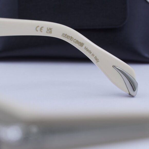 Final Price! Roberto Cavalli SRC002S 09X7 Beige/Grey Sunglasses - Picture 9 of 10